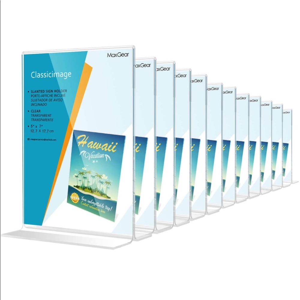 Acrylic Sign Holder 5x7in